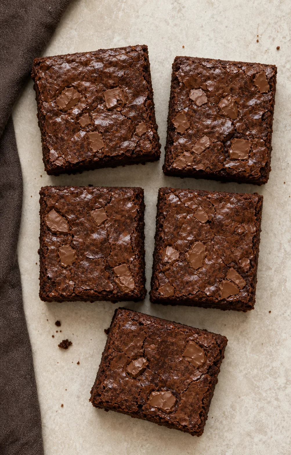 Brownie — tampak atas