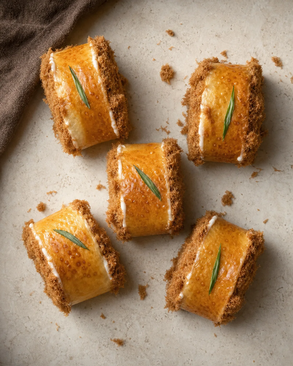 Roti Abon — tampak atas